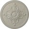 Ekena Millwork Milton Ceiling Medallion (Fits Canopies up to 7 7/8"), 40 5/8"OD x 1 3/4"P, Pot of Cream Crackle CM40MIPCC - alternate 1